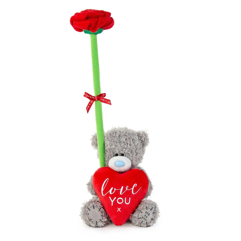 4" Love You Me to You Bear & Rose Gift Set Extra Image 1